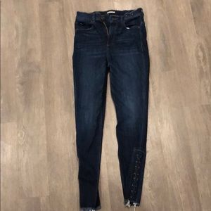 Express High-Waisted Ankle Jeans
